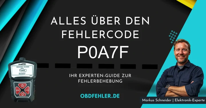OBD-Fehler P0A7F: Der umfassende Leitfaden - Alles Wissenswerte im Überblick.